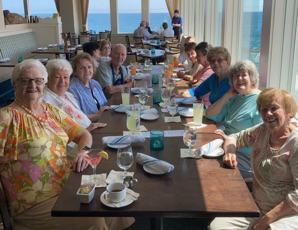Seniors Enjoying Lunch Together