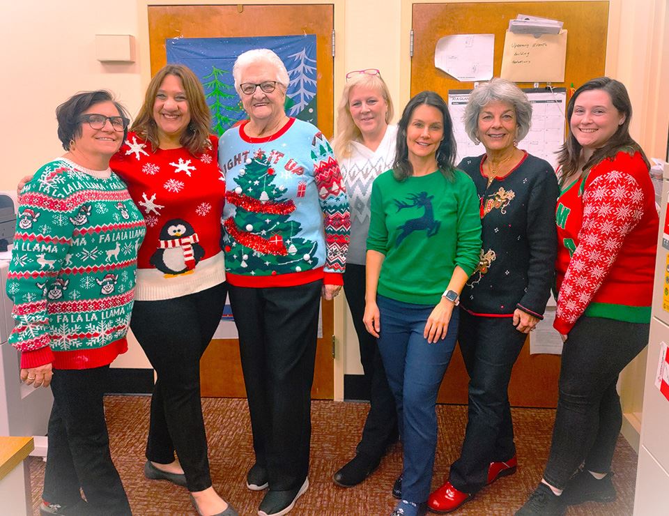 Senior Center Ugly Christmas Sweaters