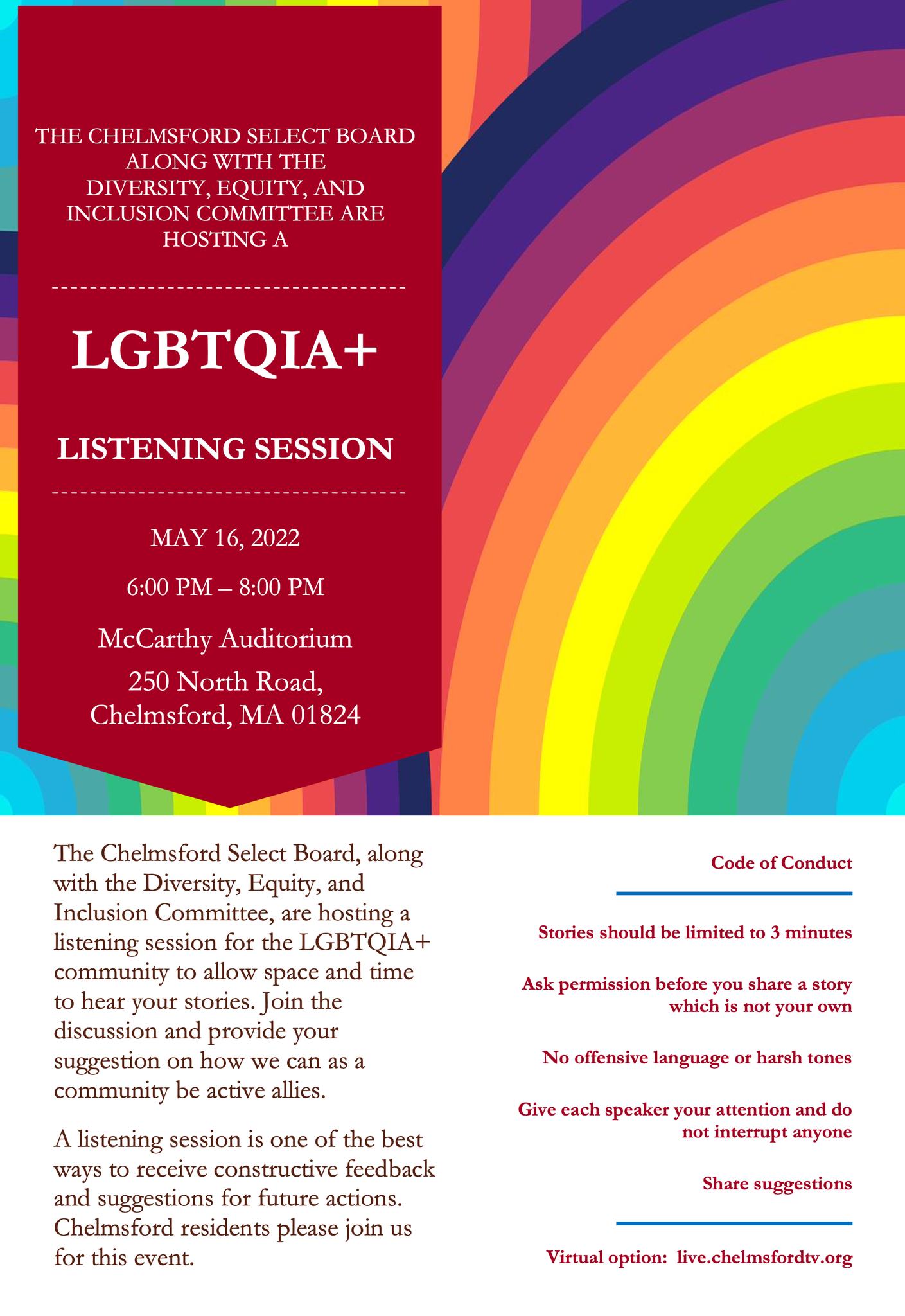 LGBTQAIListening Session-05-16-2022